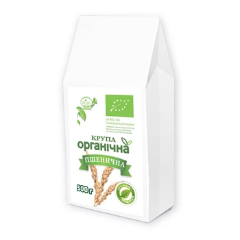 Крупа пшенична органічна 500 г (4820094532258)