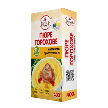 Пюре горохове миттєвого приготування 400 г (4820094534030)