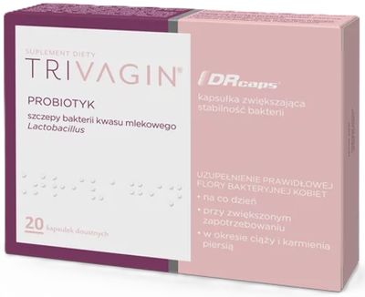 Suplement diety Verco Trivagin 20 kapsułek (5906716507374)