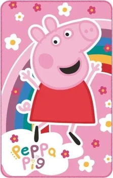 Kocyk dla dzieci Arditex Świnka Peppa 75 x 150 cm (8430957154419)