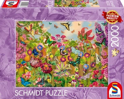 Puzzle Schmidt Ogród motyli 2000 elementów 113694 (4001504597467)