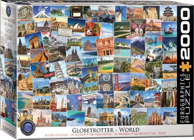 Пазл Eurographics Globetrotter world 2000 елементів 8220-5480 (628136654807)