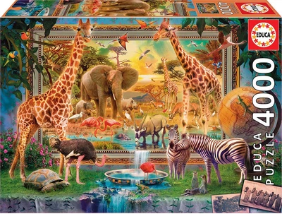 Пазл Educa Савана прокидається до життя 4000 елементів 111337 (8412668192850)