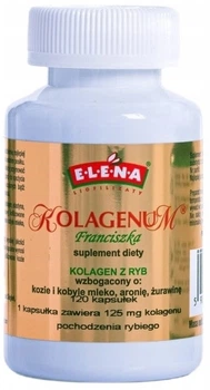Suplement diety Elena Kolagenum Franciszka Liofilizowany kolagen 120 kapsułek (5907616713742)