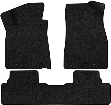 Ворсовые коврики EVAtech Premium в салон авто для Lexus RX 350 (AL10) 2009-2015 3 поколение SUV USA черный кант (LS22615ZD3LA4VPB)