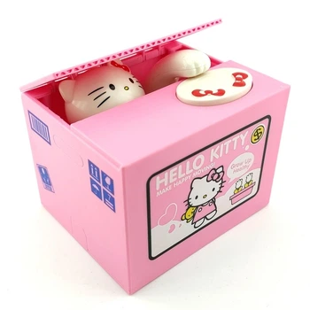 Интерактивная копилка Hello Kitty Piggy Banк розовый
