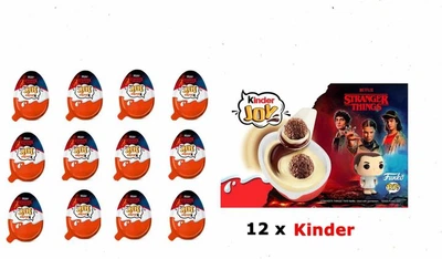 Яйце Kinder Joy Funko Pop Stranger Things Кіндер Джой "Дивні дива", 240 г 12 шт