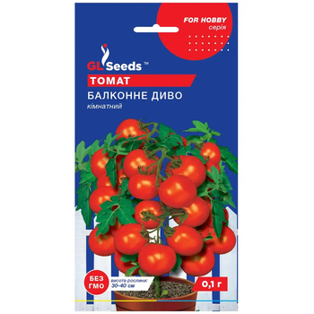 Насіння томату GL SEEDS Балконне диво 0.1 г (4823096904979)
