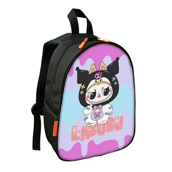 Рюкзак дитячий No Brand Labubu 34х27х13 см Різнобарвний (02788)