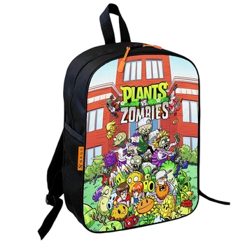 Рюкзак детский No Brand Plants vs. Zombies 36х27х13 см Разноцветный (00714)