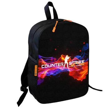 Рюкзак шкільний дитячий 36х27см контр-страйк CS:GO "Counter-Strike" з принтом для хлопчика (00670)
