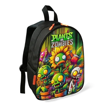 Рюкзак детский No Brand Plants vs. Zombies 34х27х13 см Разноцветный (02508)