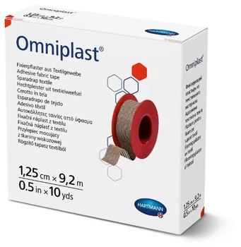 Пластырь фиксирующий текстильный Paul Hartmann Omniplast 1,25 см х 9,2 м