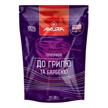 Приправа До грилю та барбекю ТМ Akura 30 г