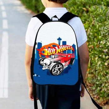 Рюкзак дитячий No Brand Hot Wheels 34х27х13 см Різнокольоровий (00397)