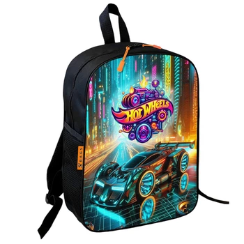 Рюкзак дитячий No Brand Hot Wheels 36х27х13 см Різнокольоровий (01040)