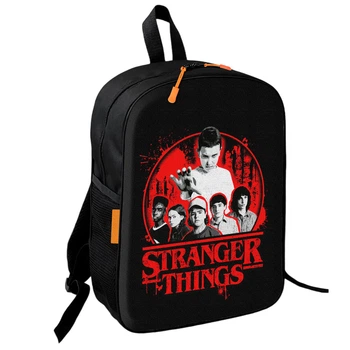 Рюкзак дитячий No Brand Stranger Things 36х27х13 см Різнокольоровий (4071)