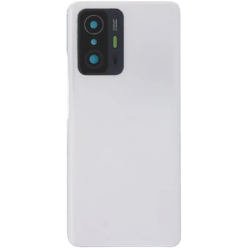 Задняя крышка для Xiaomi 11T /Xiaomi 11T Pro белая, Moonlight White + стекло камеры