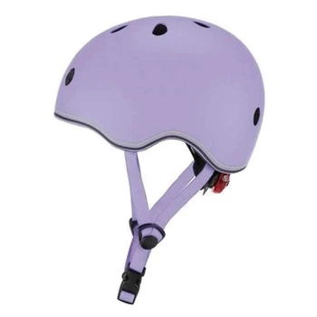 Шлем Globber Go up lights 45-51см лавандовий, з ліхтариком (506-103)