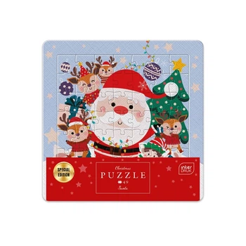 Пазли тришарові серія Christmas Santa, розмір 22х22 см, 49 шт.(376305)