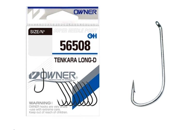 Крючки Owner Tenkara Long-D 56508 №12 (10шт/уп) (6110052005)