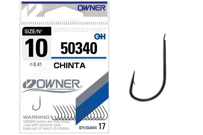 Крючки Owner Chinta 50340 №14 (17шт/уп) (6110005005)