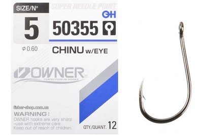 Крючки Owner Chinu With Eye 50355 №4 (11шт/уп) (6110039004)
