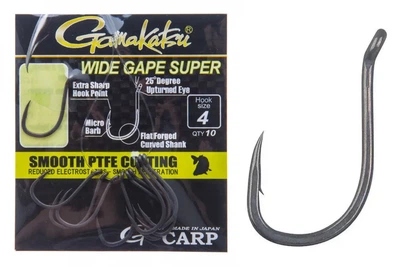 Крючки Gamakatsu G-Carp Wide Gape Super №6 (10шт/уп) (6108044003)