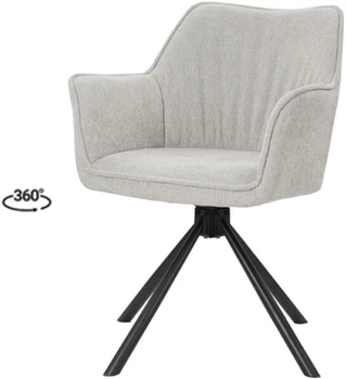 Стул Prestol Эрика 600х650х850 светло-серый