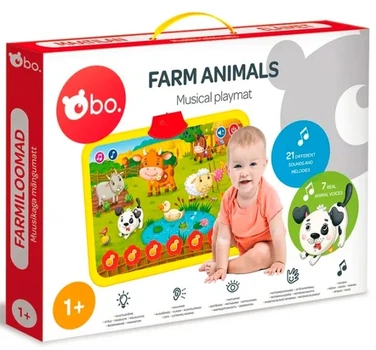 Mata edukacyjna dla dzieci bo. Farm Animals (4743199002504)
