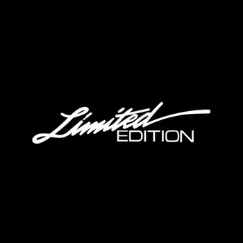 Наклейка Limited Edition 16,0*3,8 см белый