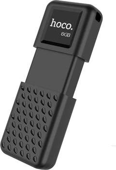 USB Флеш накопитель Hoco UD6 Intelligent U disk USB2.0 8GB Black (43057)