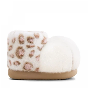 Жіночі шльопанці CHIKOKU Snowball Cat Leopard White 43 Білий 1333-S15-005