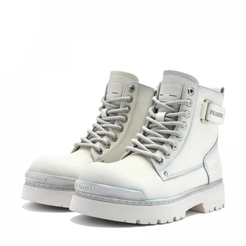 Ботинки чоловічі Palladium Martin Boots Protector Strap Zip White Moonlight 43 Білий 74939-002-M