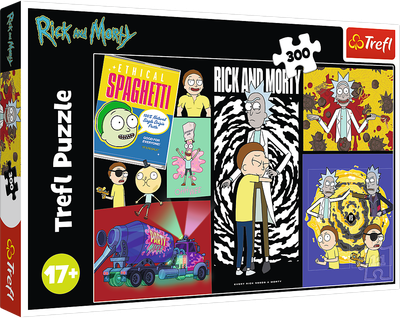 Puzzle Trefl Warner Rick and Morty Dziwne miejsce w galaktyce 300 elementów 23035 (5900511230352)