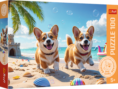 Пазл Trefl Коргі песик 100 деталей 16536 (5900511165364)