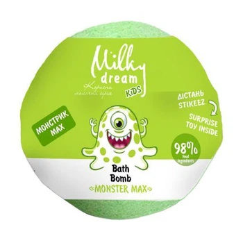 Дитяча бомбочка для ванн Milky Dream Kids Монстрік Мах 100 г