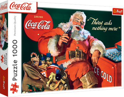 Пазл Trefl Coca-Cola Подарунки від Санта Клауса 1000 деталей 10921 (5900511109214)