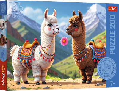Пазл Trefl Кольорові лами 200 деталей 13356 (5900511133561)