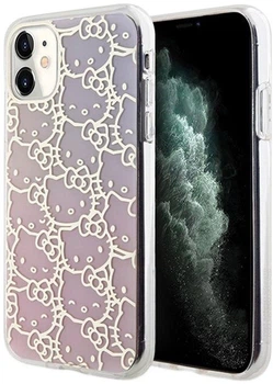 Панель Hello Kitty IML Gradient Electrop Crowded Kitty Head для Apple iPhone 11 Pink (HKHCN61HCHPEP)