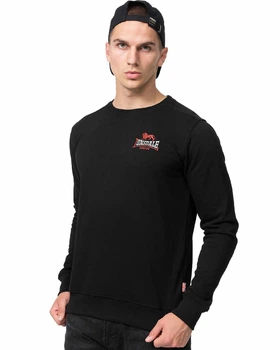 Світшот флісовий чоловічий Lonsdale LYMPSTONE 117136-1000 XL Black (4251522374247)