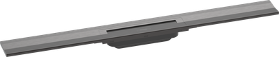 Верхня частина "RainDrain Flex" для душового трапу (пристінна) 800 мм Brushed Black Chrome (56051340)