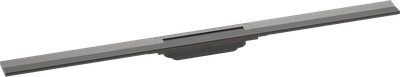 Верхня частина "RainDrain Flex" для душового трапу 1000 мм Brushed Black Chrome (56046340)