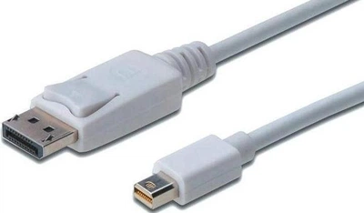 Кабель Digitus mini DisplayPort - DisplayPort (M/M) 1 м White (AK-340102-010-W)