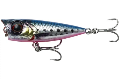 Воблер Savage Gear 3D Minnow Popper 43F 4.0г, цвет: Pink Belly Sardine PHP (4127002002)