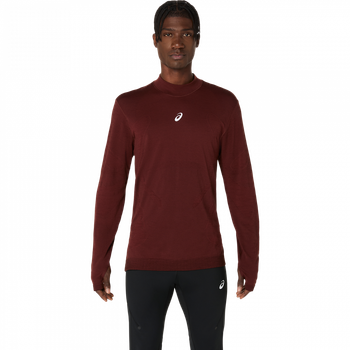 Лонгслив ASICS ROAD WINTER SEAMLESS LS TOP XL бордовый c-2011D360-200