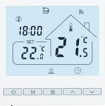 Умный Wi-Fi термостат BEOK CONTROLS, недельное программирование, контроль отопления и теплого пола, точность, защита от замерзания