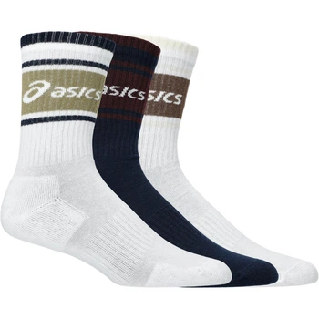 Носки (3 пары в упаковке) ASICS 3 PACK ASICS LOGO CREW SOCK 39-42 разноцветный c-3033B879-400