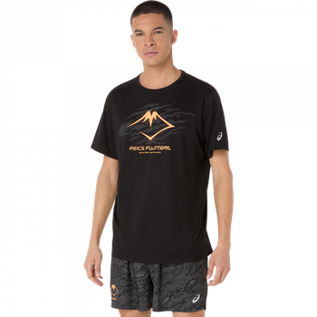 Футболка ASICS FUJITRAIL LOGO SS TOP S черный c-2011D390-001