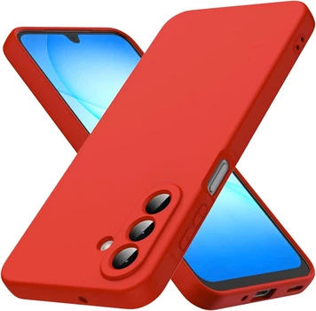Чохол Fiji Full Soft Premium для Samsung Galaxy A26 5G (A266) протиударний бампер з мікрофіброю Red